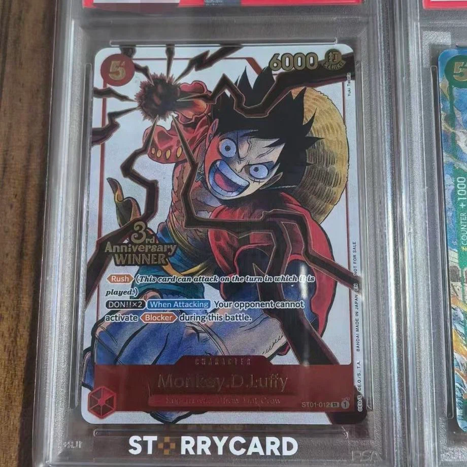 Fan Made Luffy Anniversary Collectible Display Card